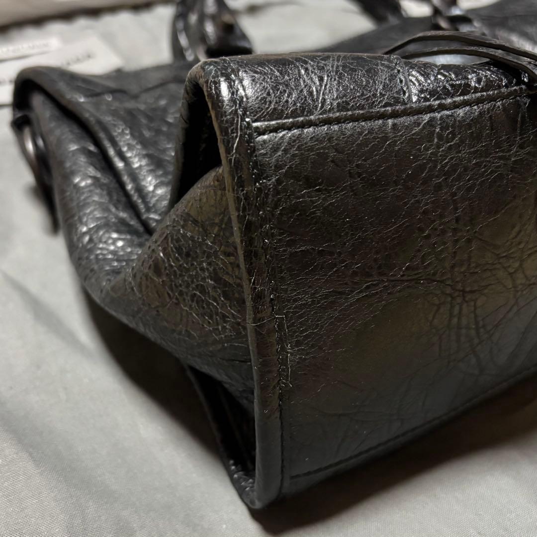 使用3回程度　バレンシアガ　Le City バッグ ミディアム ブラック