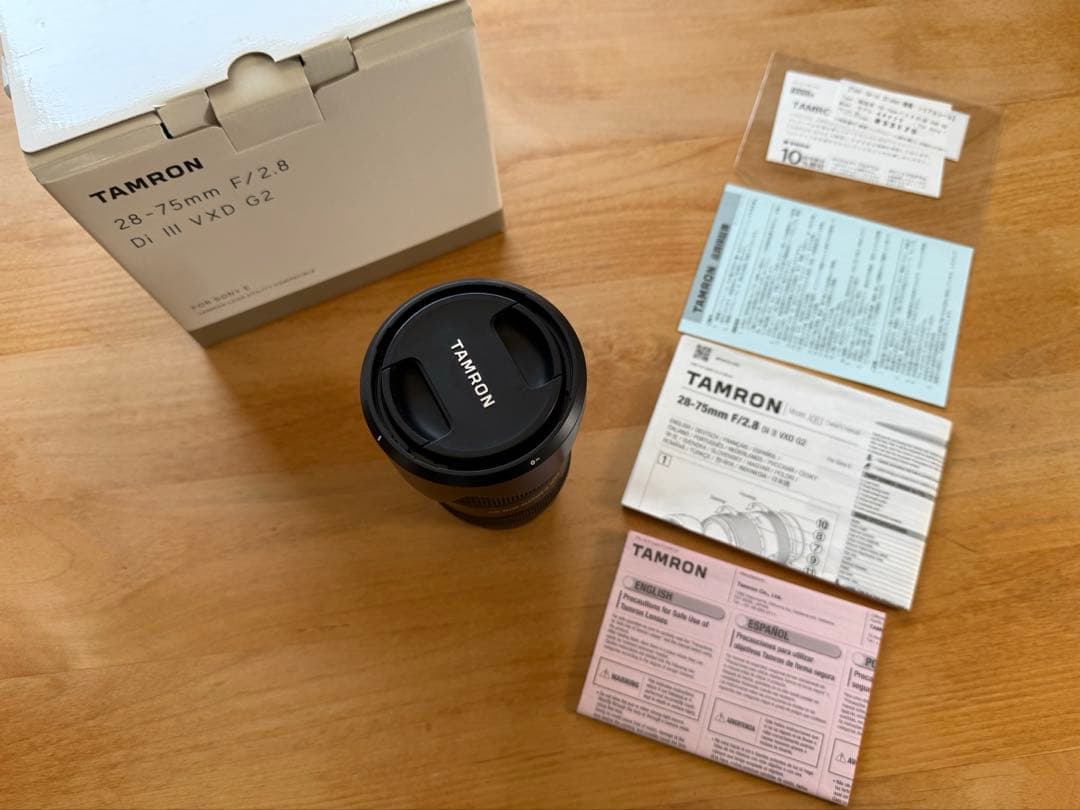 タムロン 28-75mm F2.8 Di III VXD G2 ソニーE用