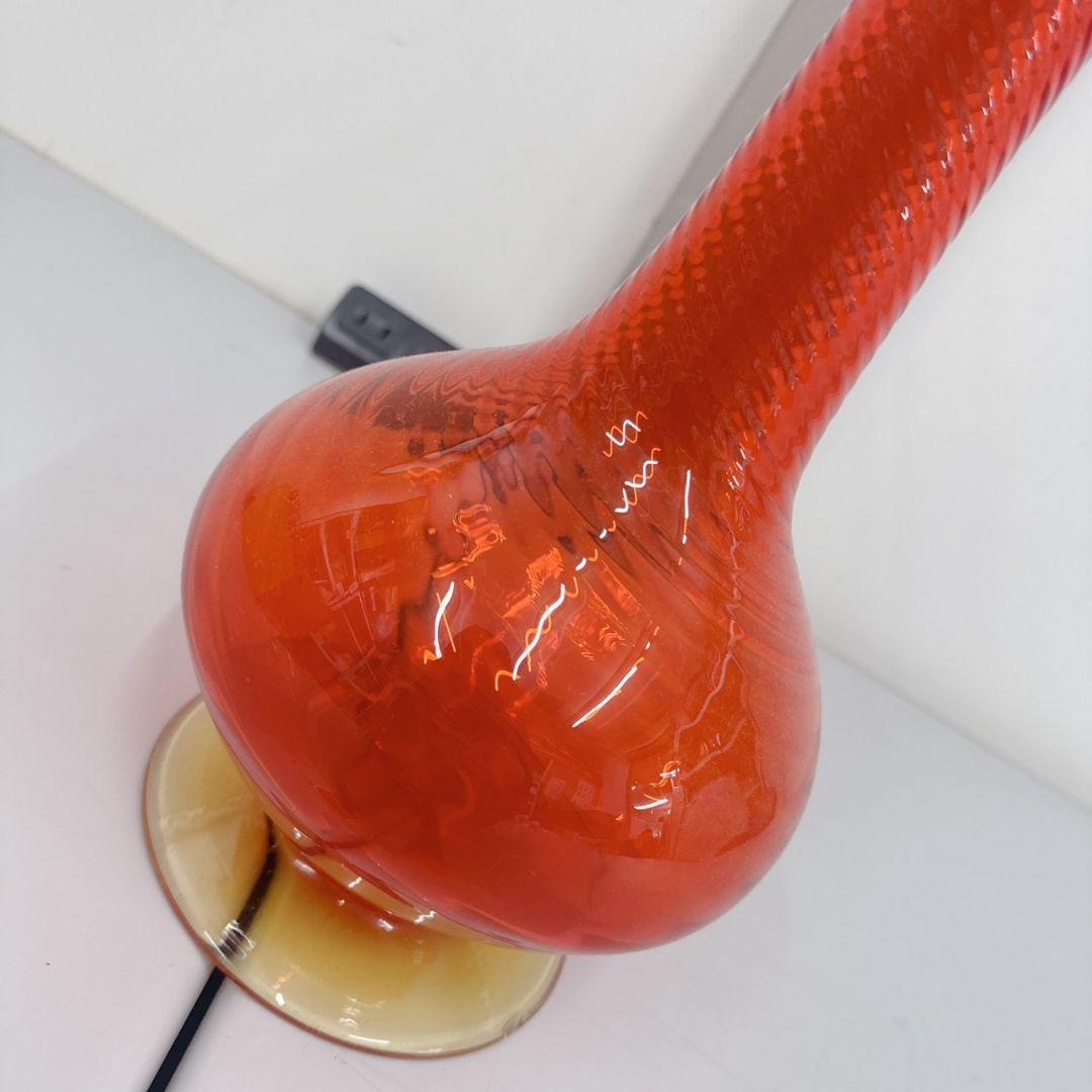 豪華 ツイスト 琉球ガラス 花瓶 昭和レトロ 沖縄 花器 置物 ガラス細工