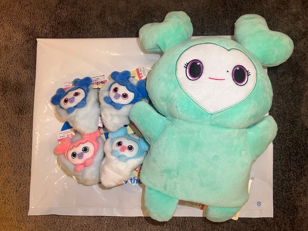 【GIGO限定】TWICE LOVERYS おくるみマスコット&パペット　計5点