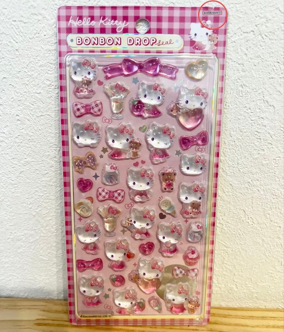 【1セットのみ】サンリオ　ボンボンドロップシール　コンプリート　8枚セット