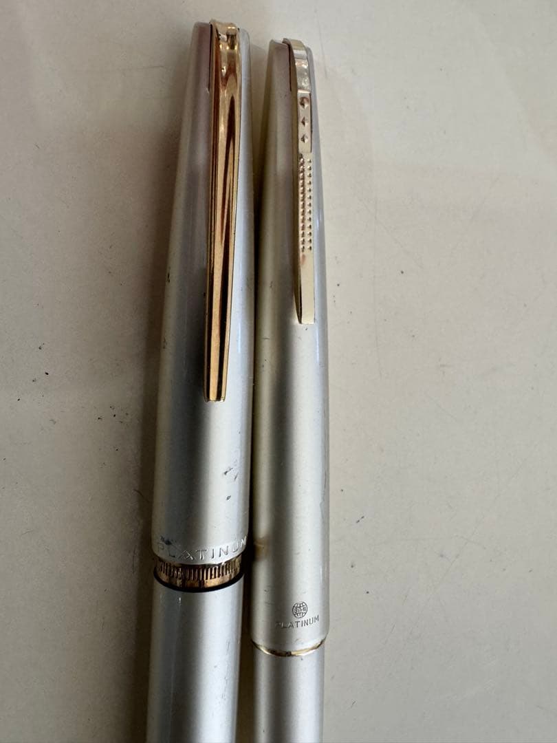 プラチナ PLATINUM 万年筆 18K 2本