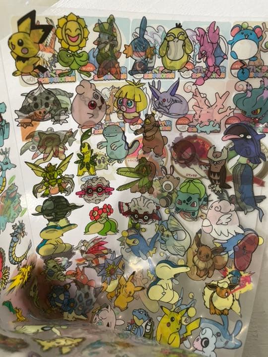 ポケットモンスター歴代デコキャラシール　限定品多数