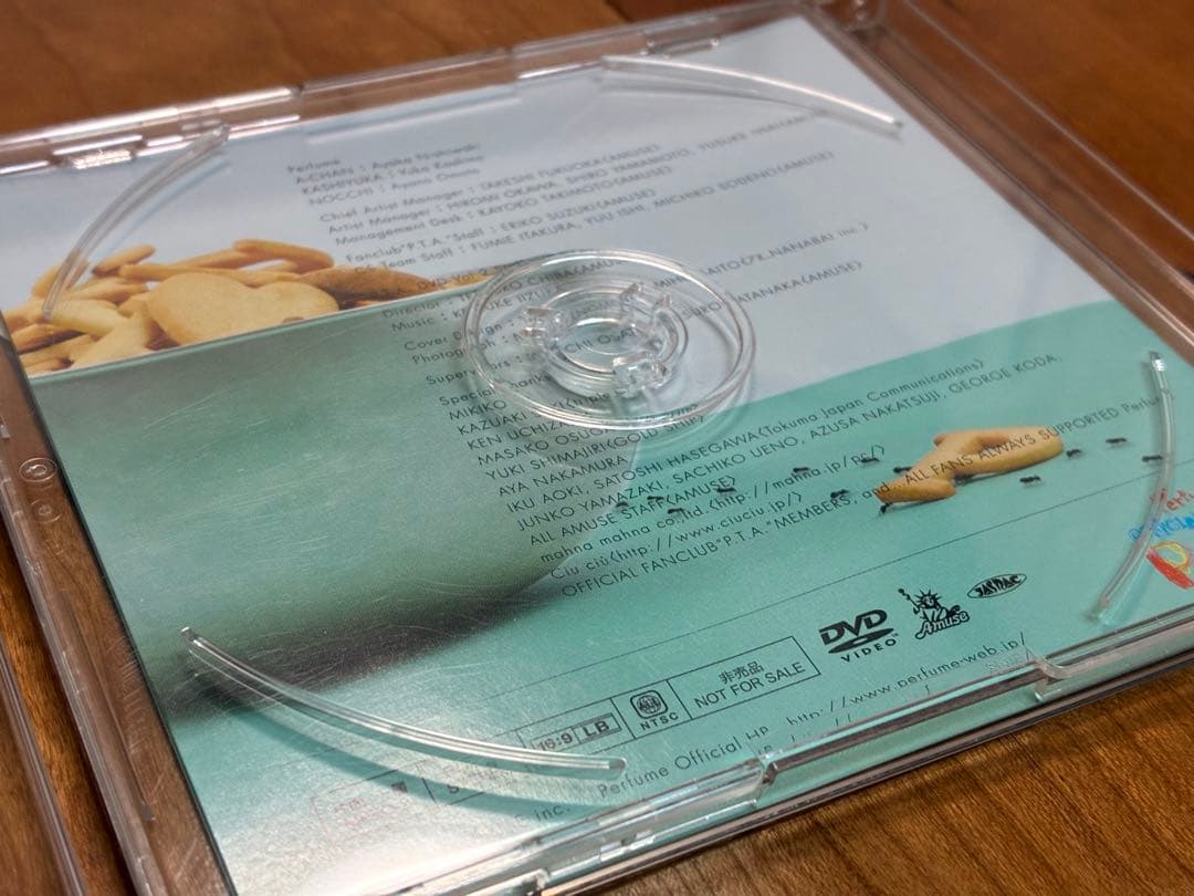 Perfume ファンクラブ P.T.A. DVD vol1とvol2