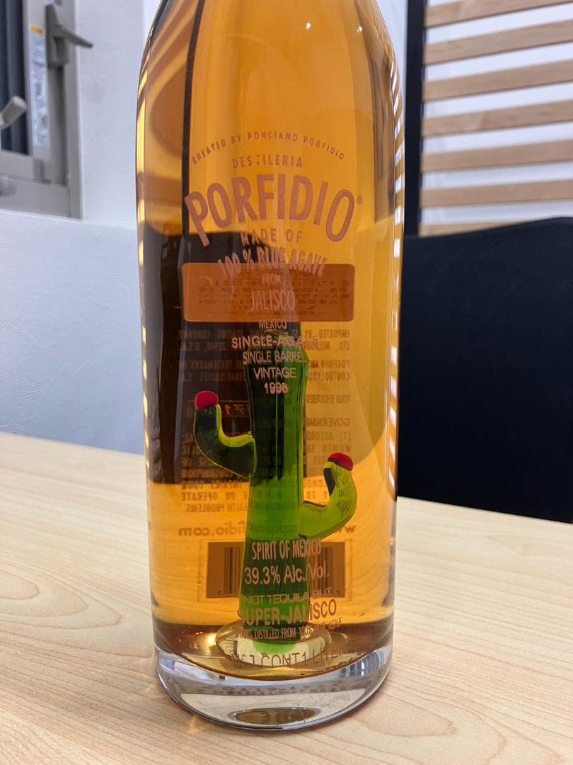 j*n様 限定1000本　テキーラ ポルフィディオ クリスタル アネホ 39.3