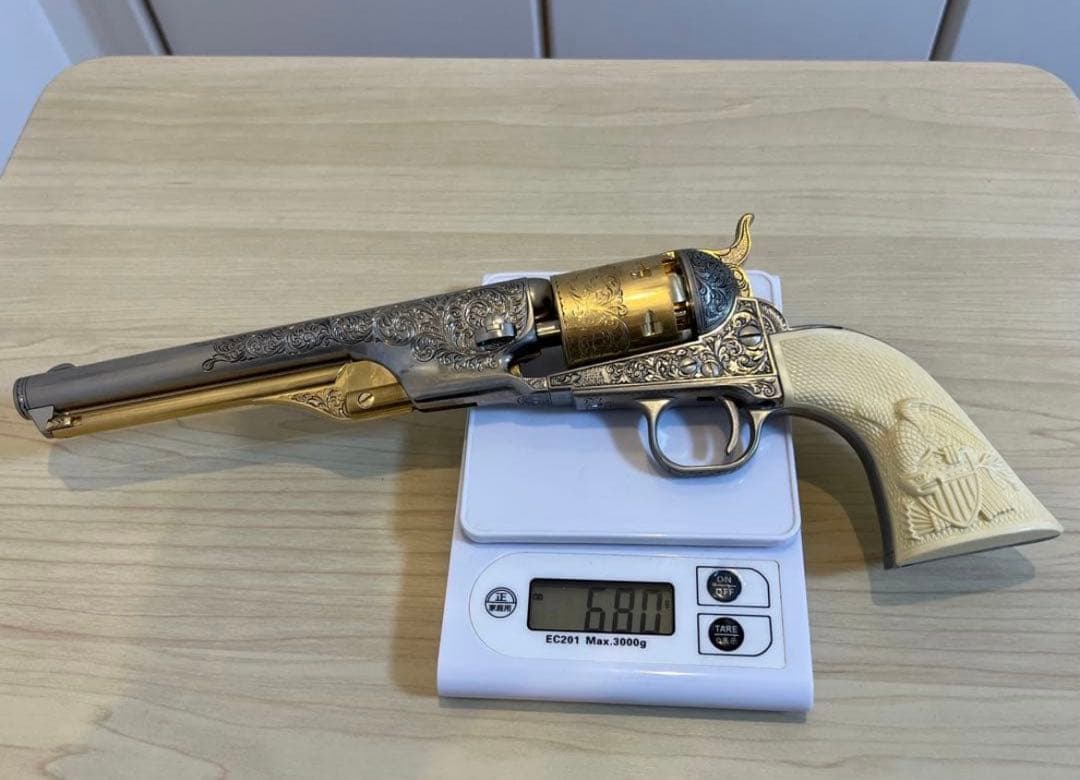 フランクリンミント　額付き カスター将軍のレボルバー