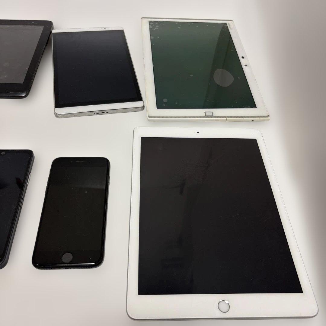 【現状品】携帯電話 iPhone スマホ タブレットなど 14点まとめ 部品取り