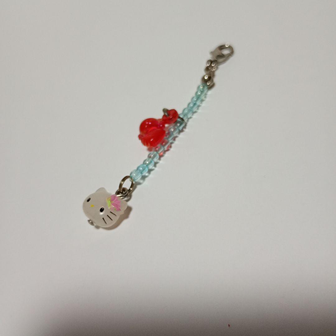 激レア 入手困難　ハローキティ ストラップ 　金魚　90年代