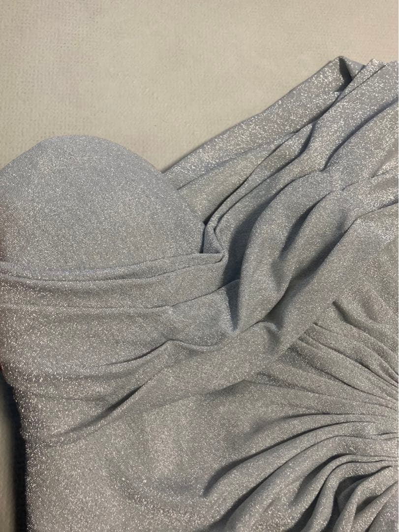 Suger JEAN MACLEANジャンマクレーン ロングドレス M シルバー