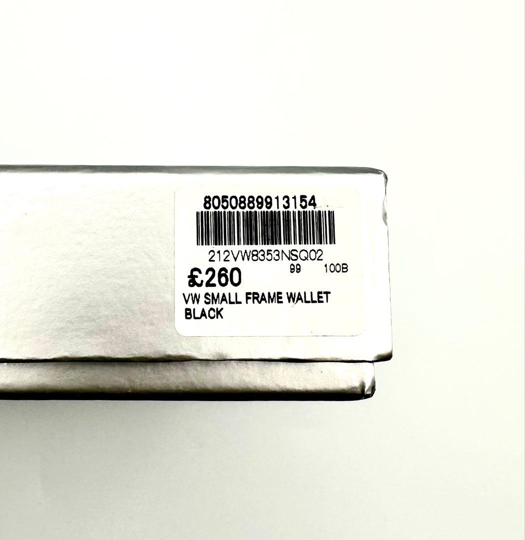 【♡新品✦人気♡】Vivienne Westwood 三つ折り財布 ブラック/黒