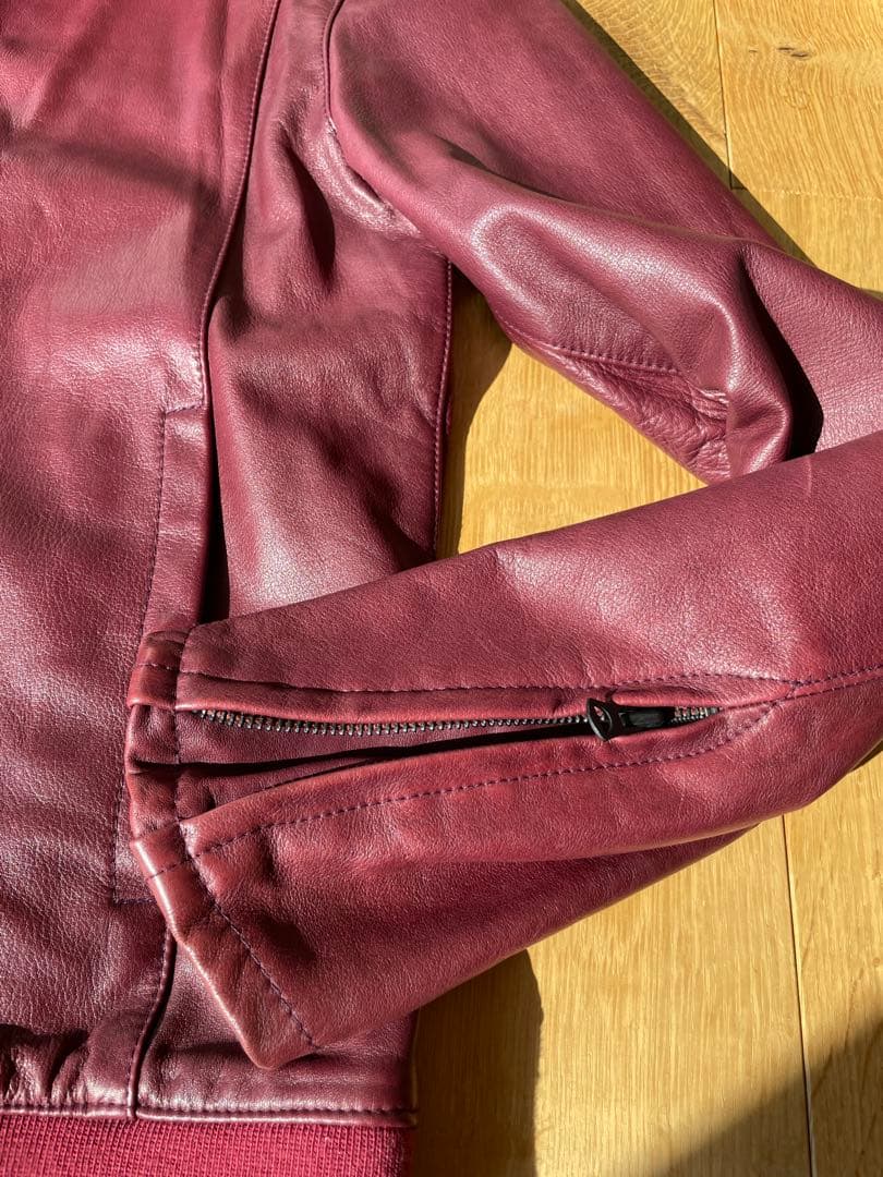 メンズ レザージャケット 牛革　サイズ40