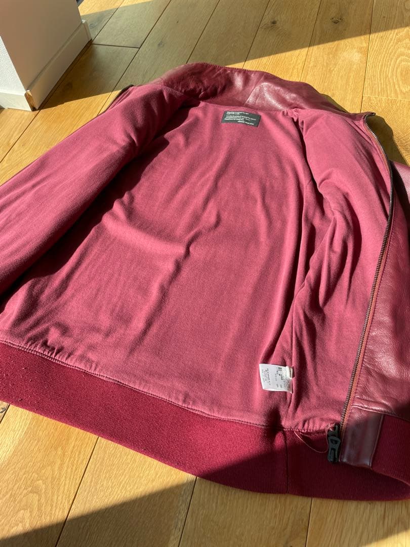 メンズ レザージャケット 牛革　サイズ40