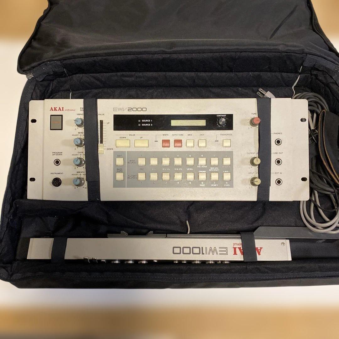 AKAI EWI1000 EWV2000 セット ケース付 動作OK