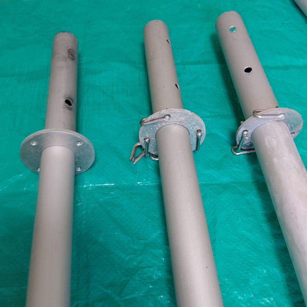 フジインダストリー アンテナポール 6段 PAF-612E 埋め込ベース付き