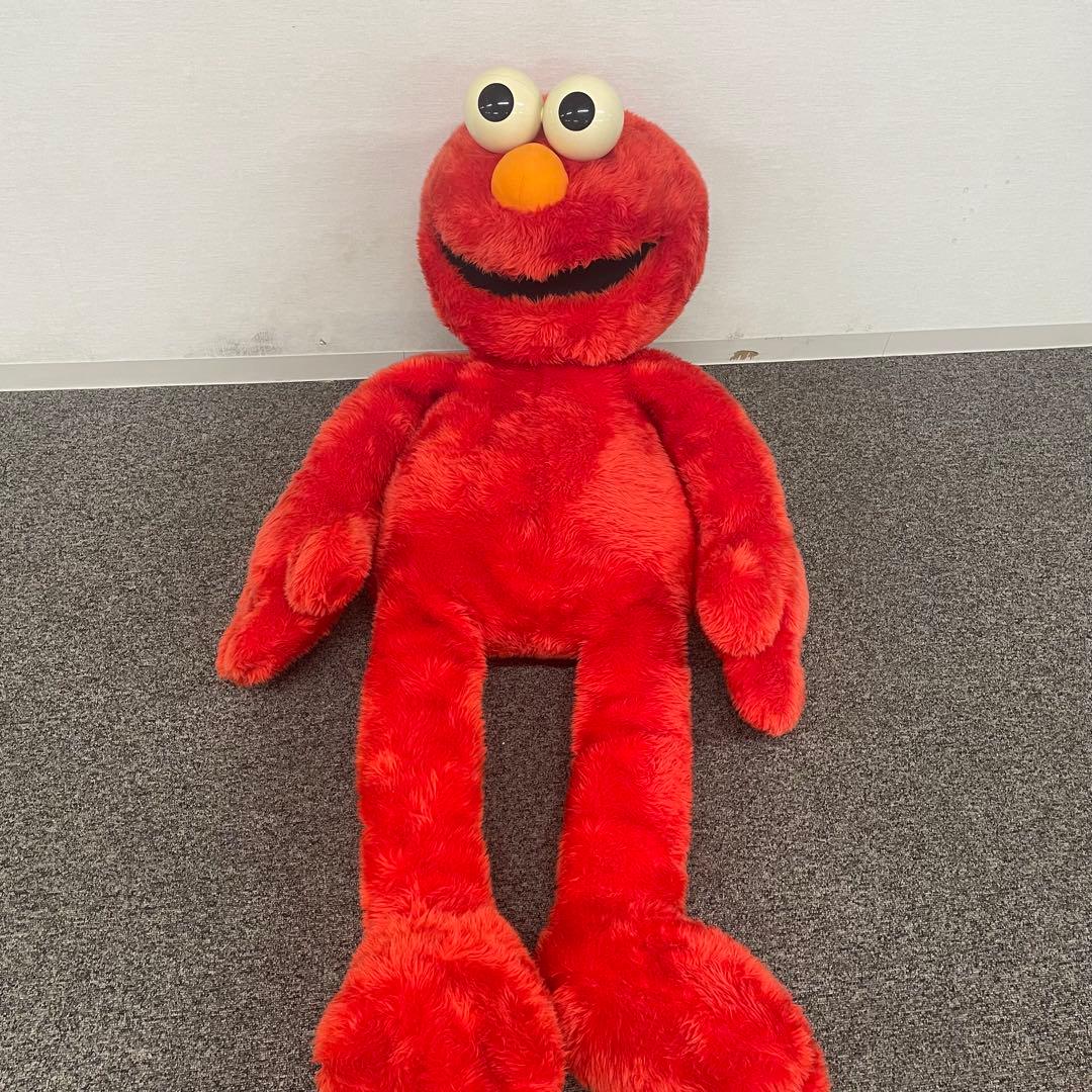 【希少】140cm エルモ ぬいぐるみ 特大 セサミストリート