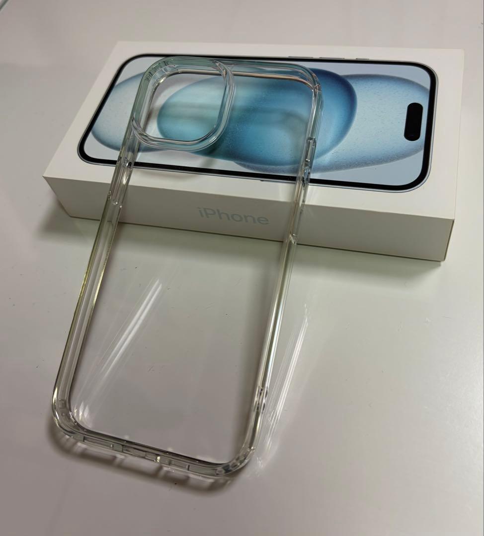 iPhone15 128gb ブルー（美品） バッテリー最大容量91%