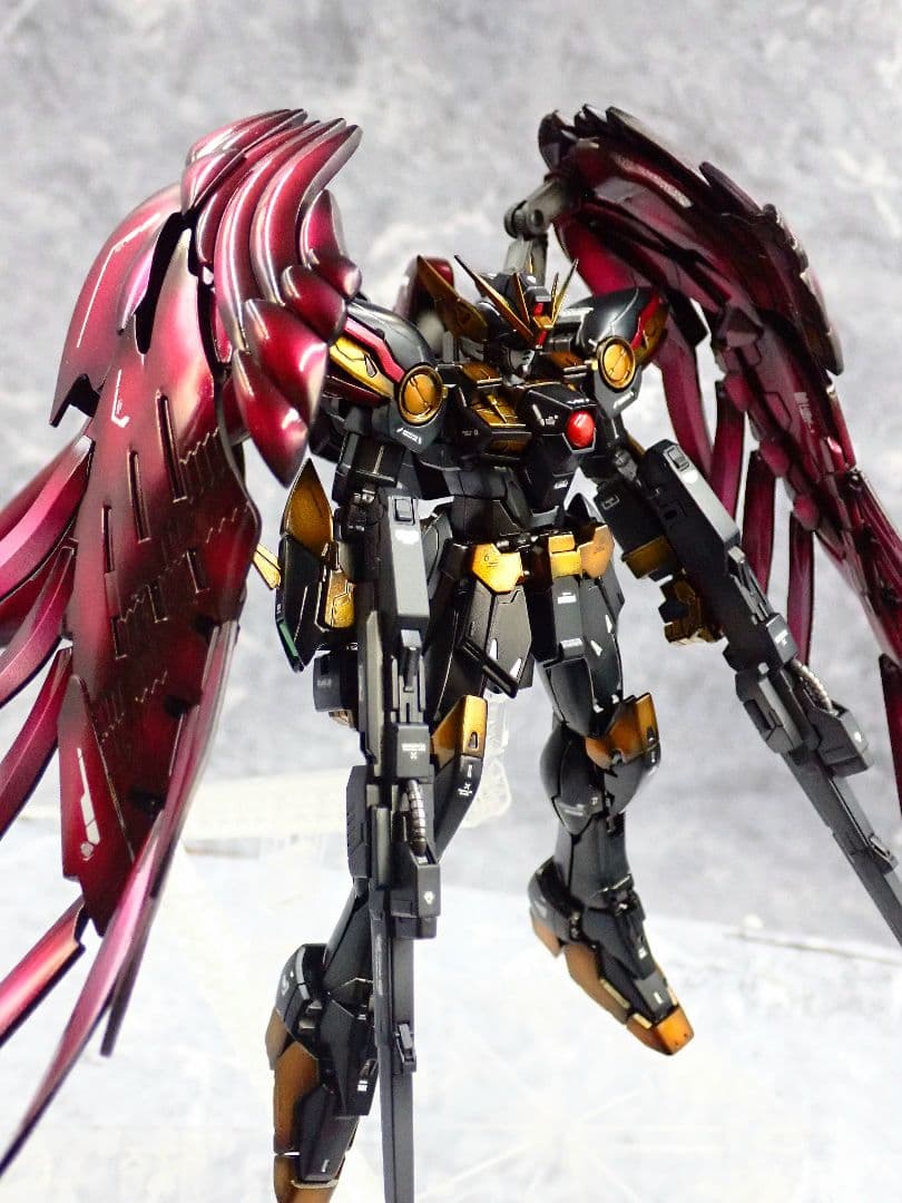 RG ウイングガンダムゼロリベリオン 全塗装 ガンプラ 塗装済み 完成品