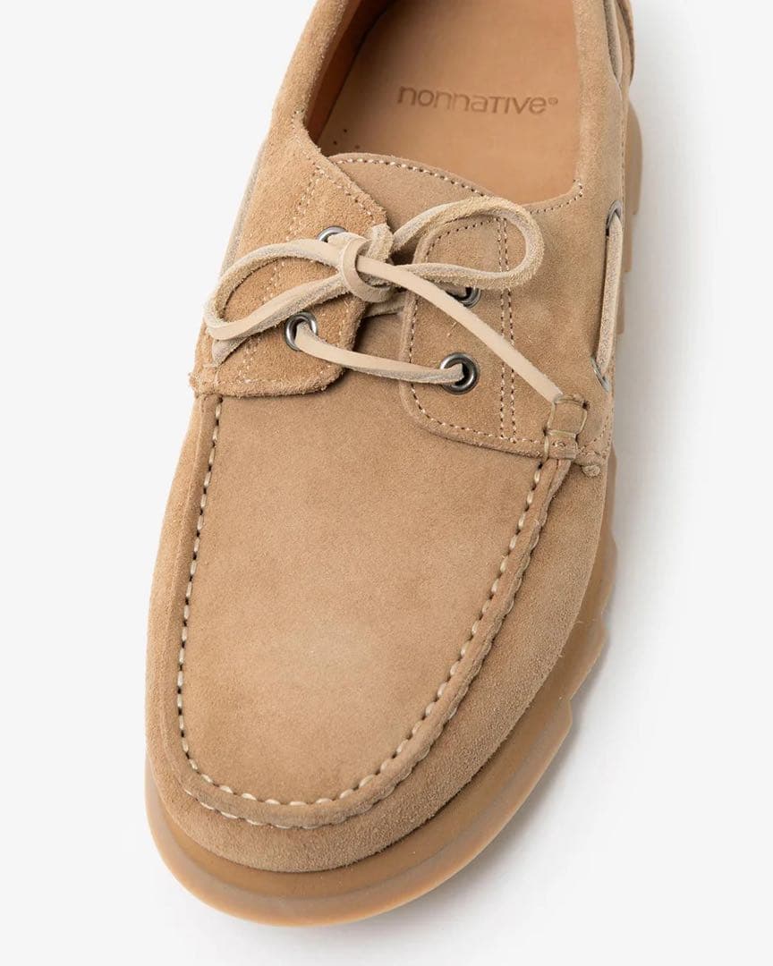 靴 nonnative OFFCER DECK SHOES COW LEATHER