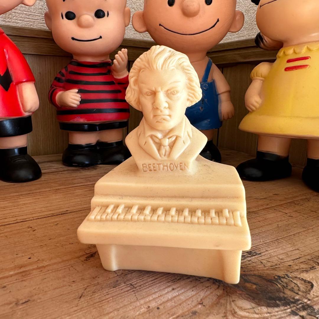 ハンガーフォード ビンテージ スヌーピー ソフビ フィギュア 7体セット