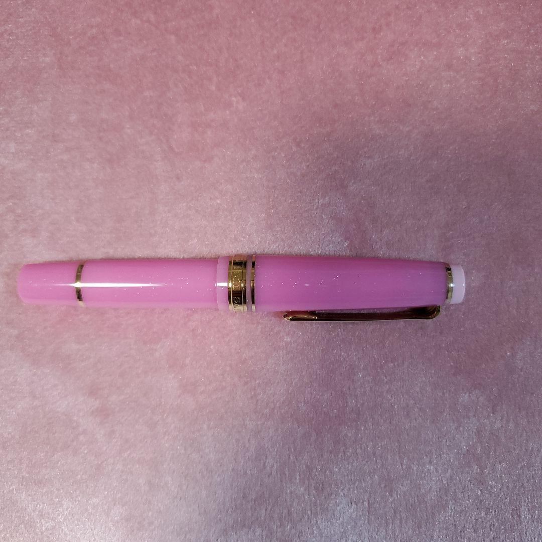 誕生石×誕生花の万年筆　トルマリン/ガーベラ