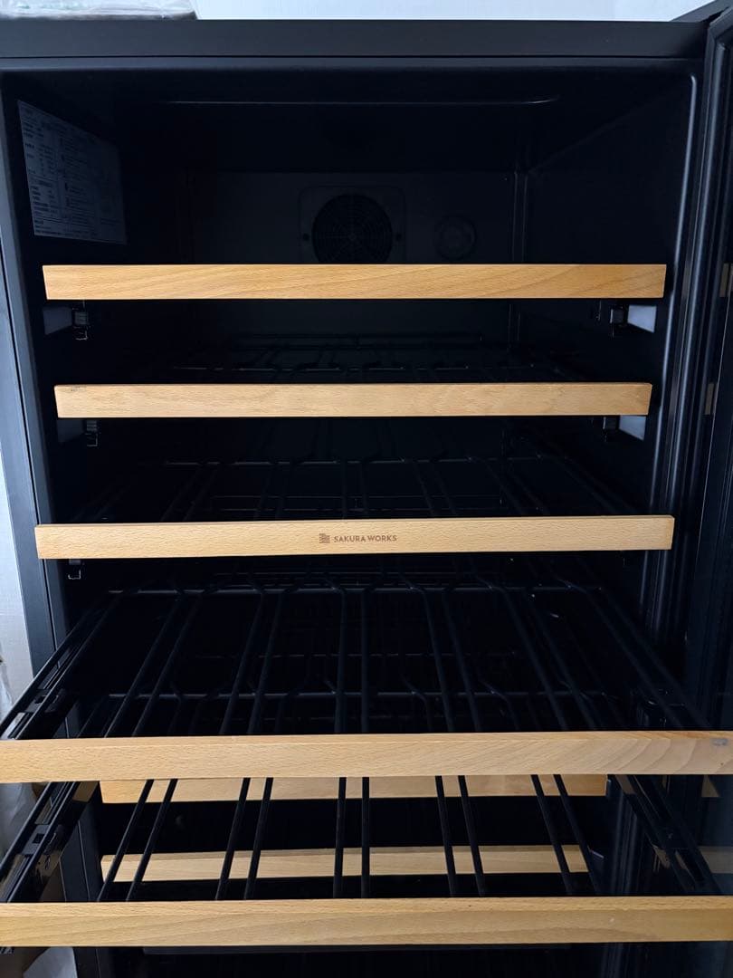さくら製作所　 SAKURA WORKS SV155　ワインセラー 155本収納