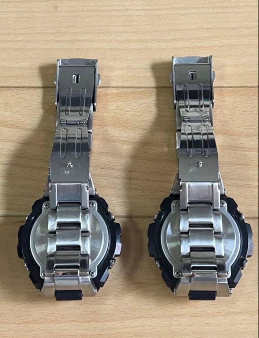 美品2本セット G-SHOCK GST-W110D 電波ソーラー G-STEEL