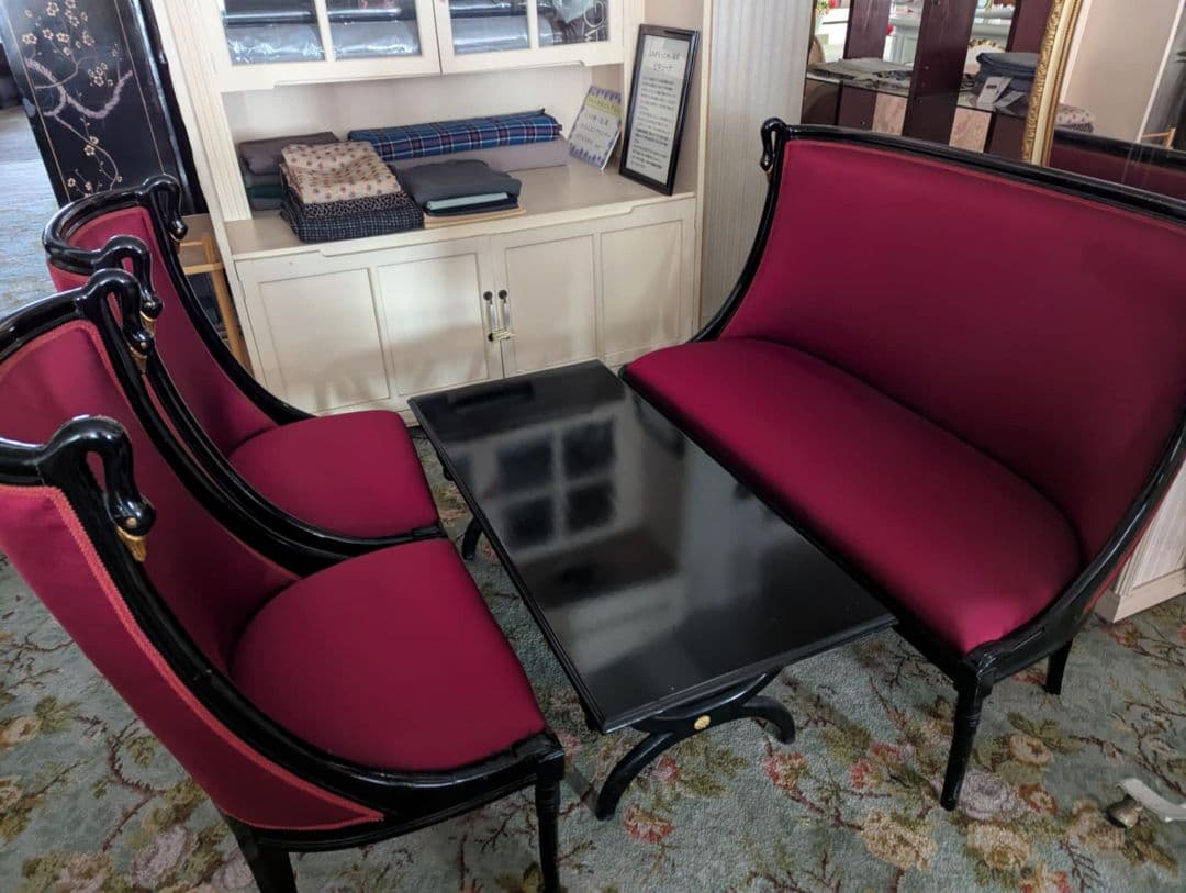 もん　イタリー製 ザンバ ソファー テーブル 4点セット