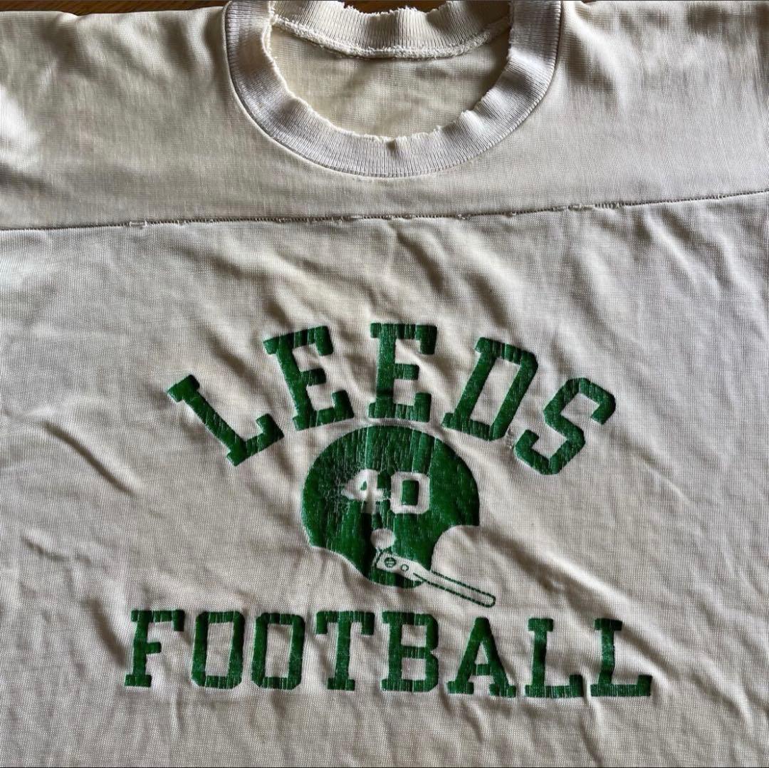 バータグ　70's USA製 Champion フットボールTシャツ