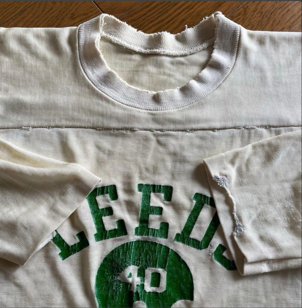 バータグ　70's USA製 Champion フットボールTシャツ