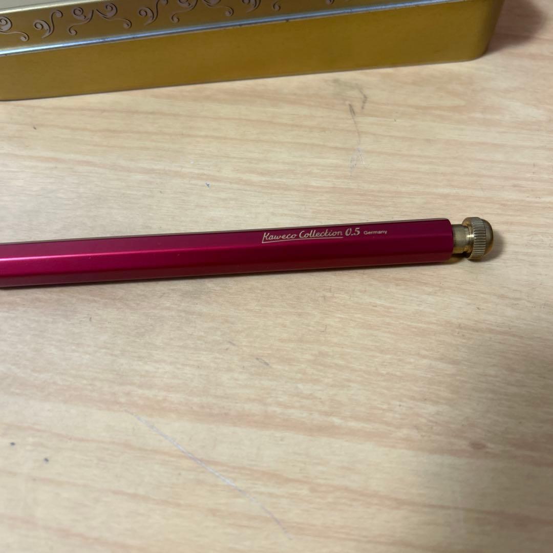 Kaweco 赤 シャープペンシル 本体 ケース付き