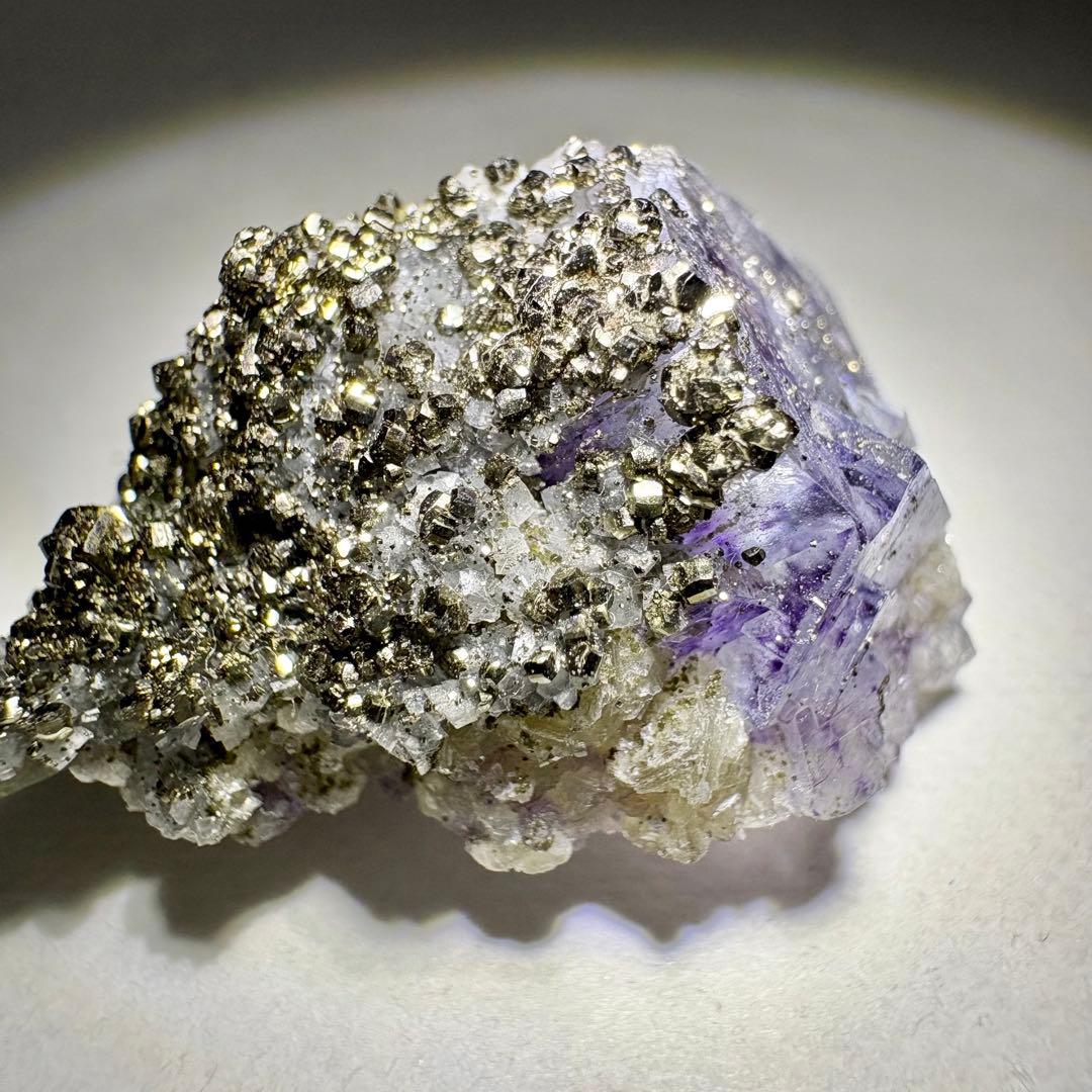 476 中国　ヤオガンシャン産　フローライト&パイライト