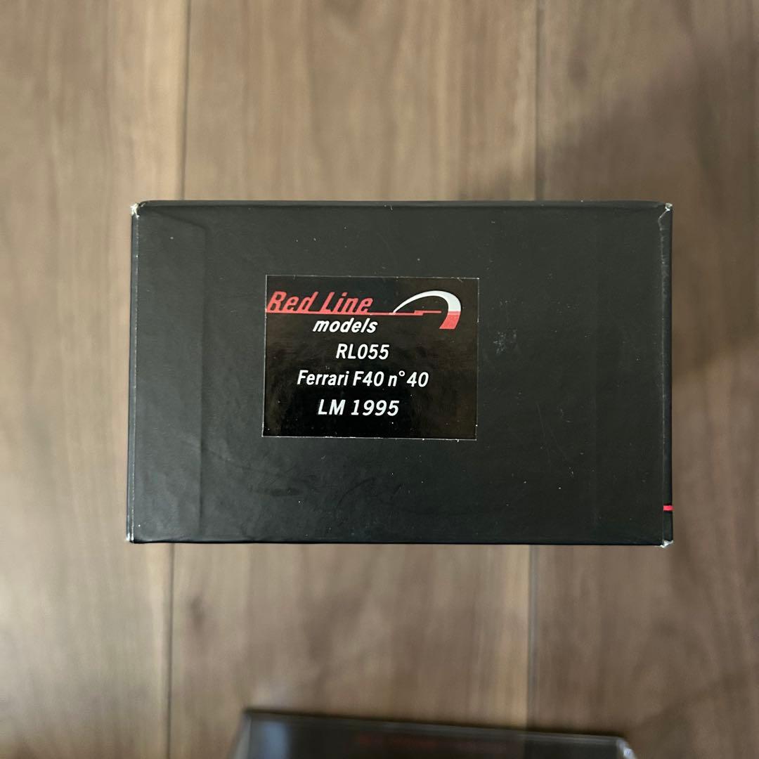 ミニカー Redline 1/43 Ferrari F40 LM #40 1995