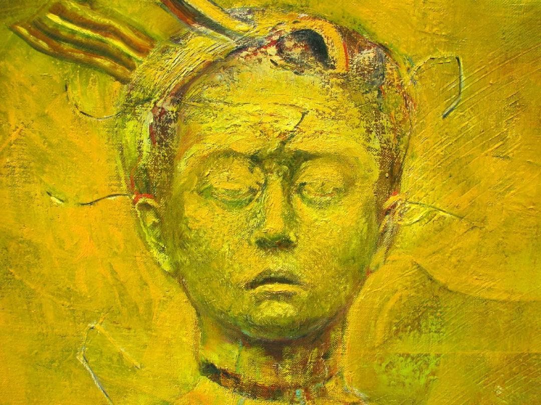 大澤哲郎「untitled to-458」F15号,1980年初期作,夢想時代