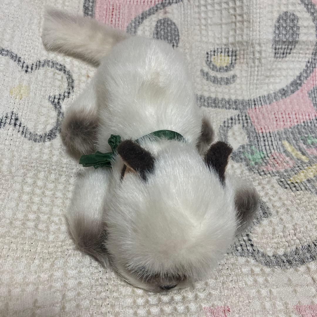 昭和レトロ　リーベ社　猫　寝そべりポーズ　ぬいぐるみ　中古品