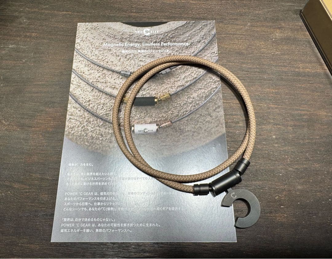 POWER GEAR パワードギア　ネックレス　一周年記念モデル　Lサイズ