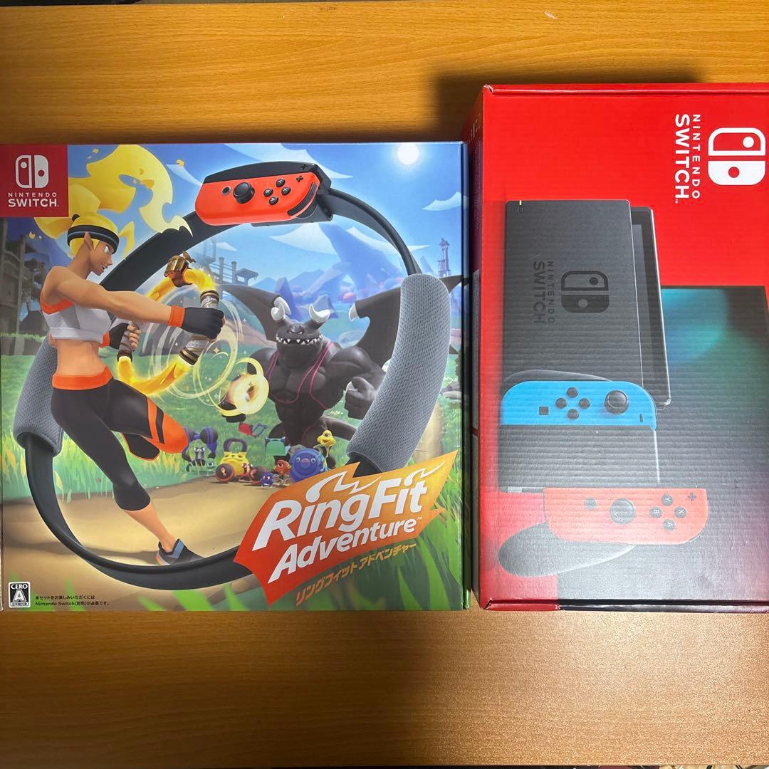 Nintendo Switch 本体 リングフィットアドベンチャー、フィルム