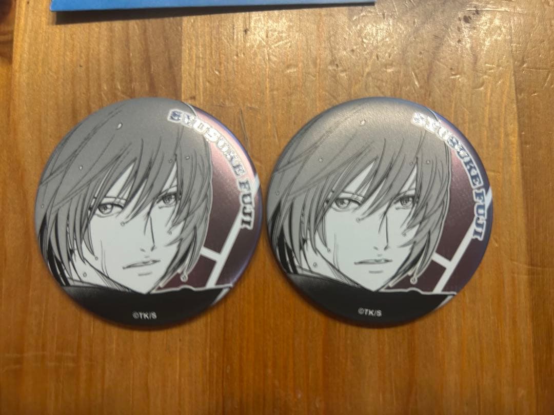 デコレクション缶バッジ　第二弾　テニスの王子様　テニプリ　不二周助　2個セット