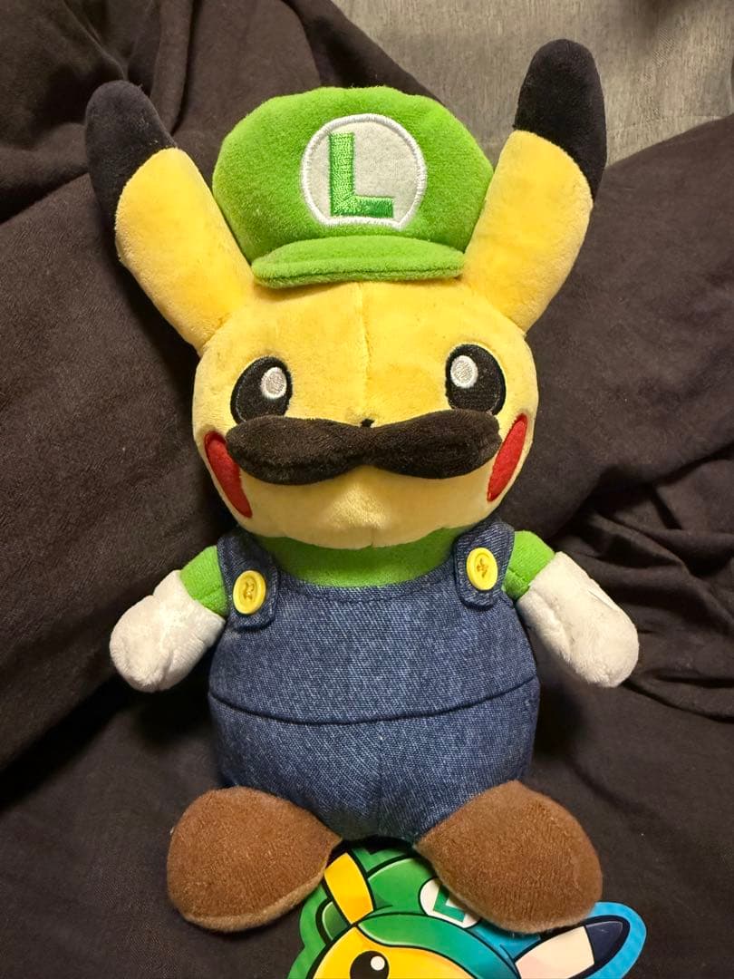 マリオピカチュウ&ルイージピカチュウぬいぐるみセット