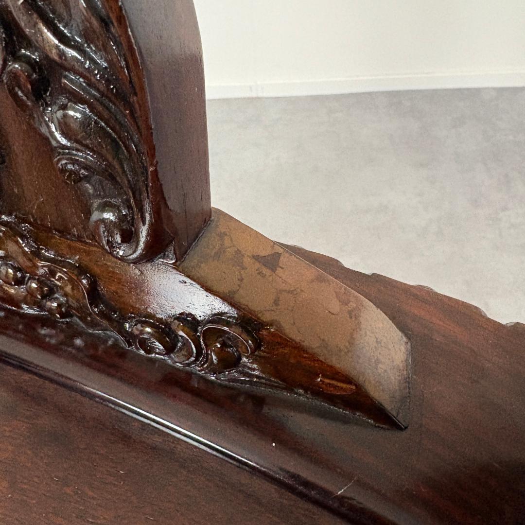 ロココ様式　彫刻　ガブリオールレッグ　チェア