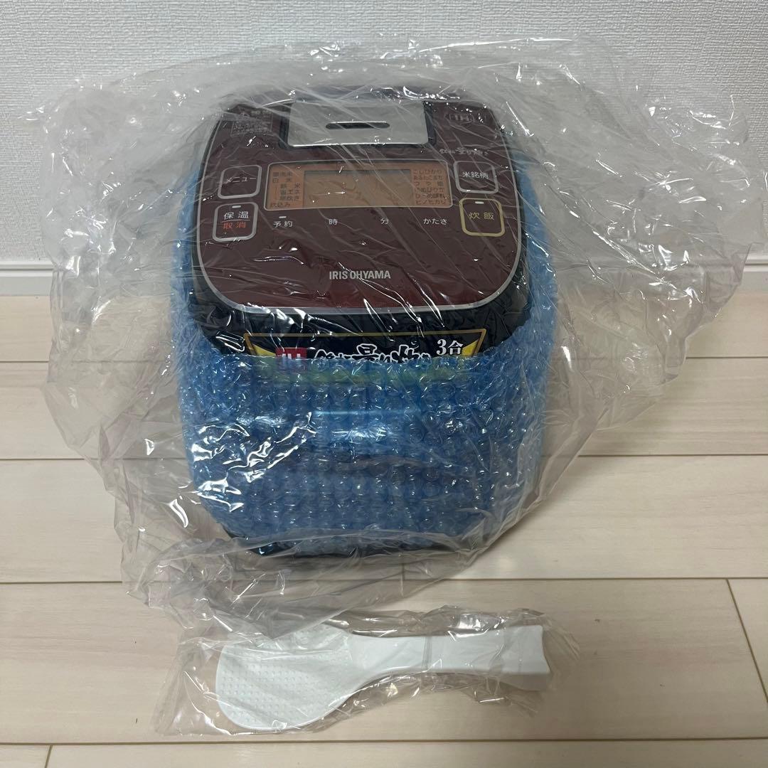 IRIS OHYAMA KRC-ID30-R 炊飯器 3合炊