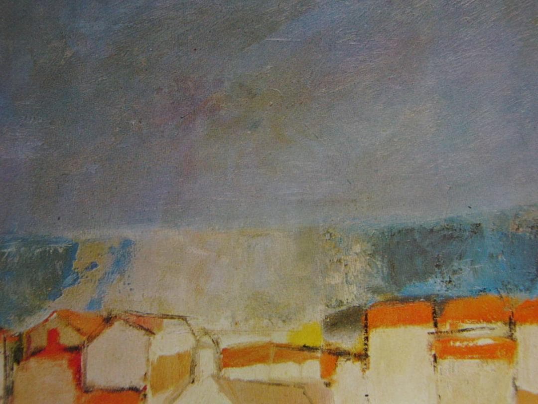 ジャン　ジャック　ベルノー、【風景】、希少な額装用画集より、新品額装付