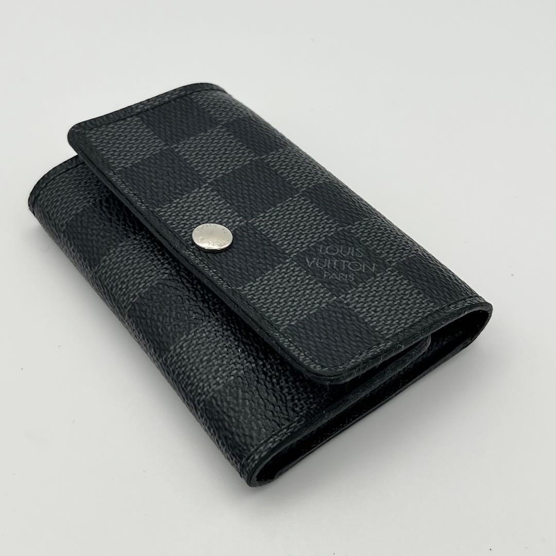 ルイヴィトン LOUIS VUITTON ダミエ ブラックキーケース　超美品