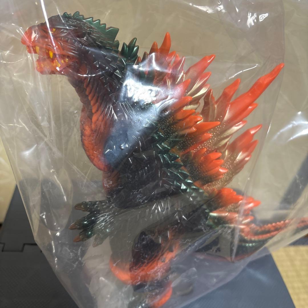 マルサン　ゴジラ(1999) 350サイズ　オレンジ×グリーン　新品未開封