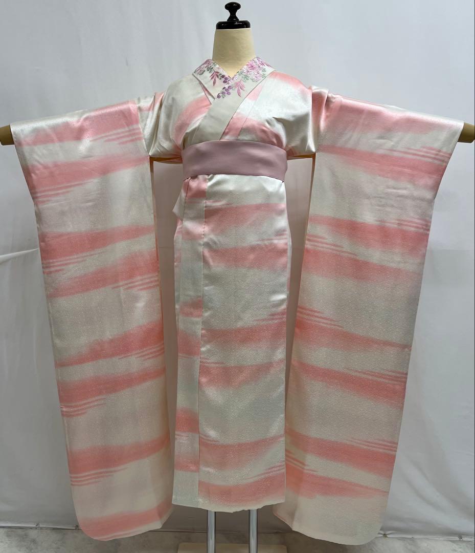 振り袖　フルセット　 玄才　金彩　しつけ付　成人式　深緑　全通長尺袋帯　590