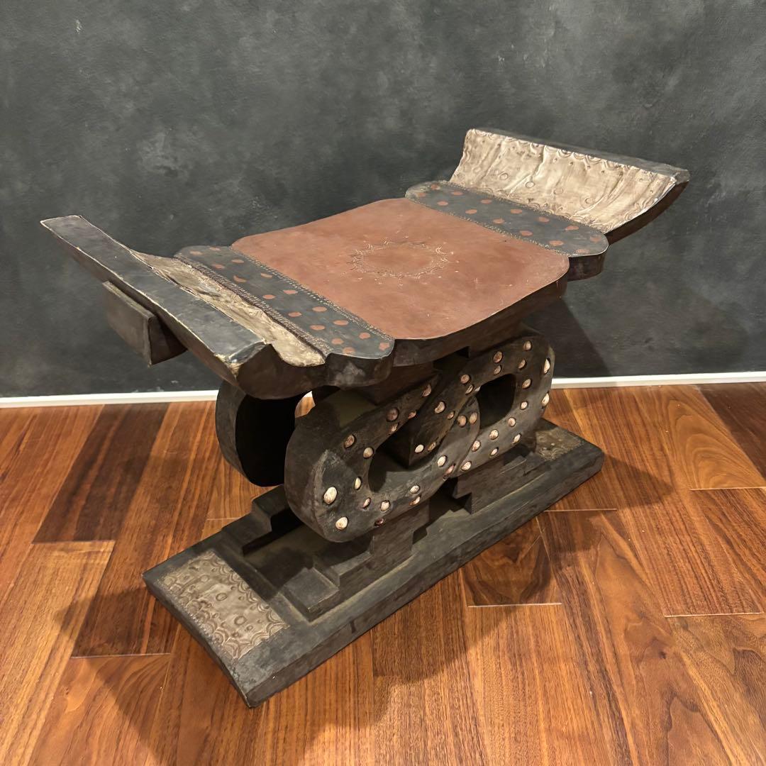 プリミティブなスツール 民族 ヴィンテージ ミッドセンチュリー