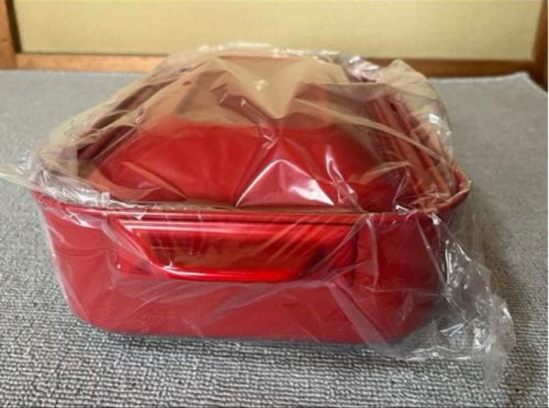 リサとガスパールホットプレート　赤（BRUNO）未使用