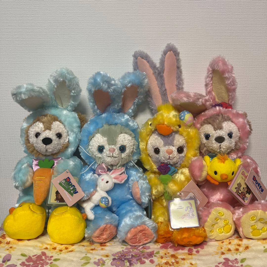 ダッフィー　香港ディズニー　イースター　シェリーメイ　ジェラトーニ　ステラルー