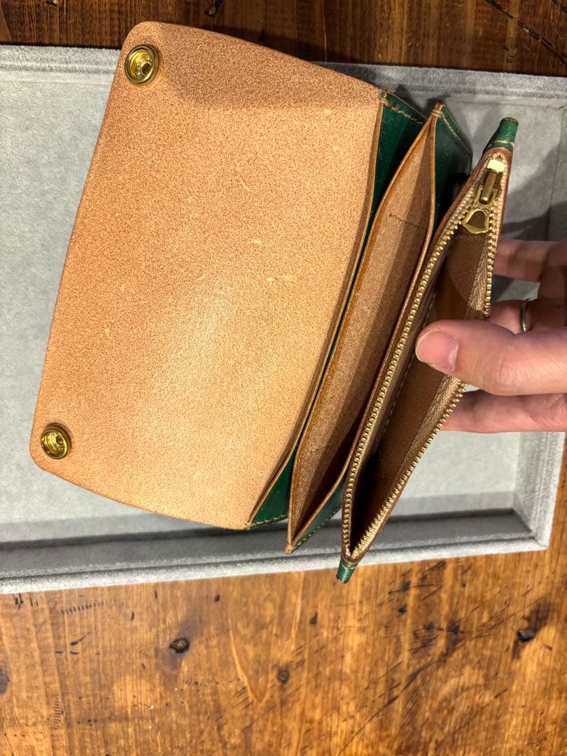 トラッカーウォレット　TW03-G グリーン　緑　財布　長財布