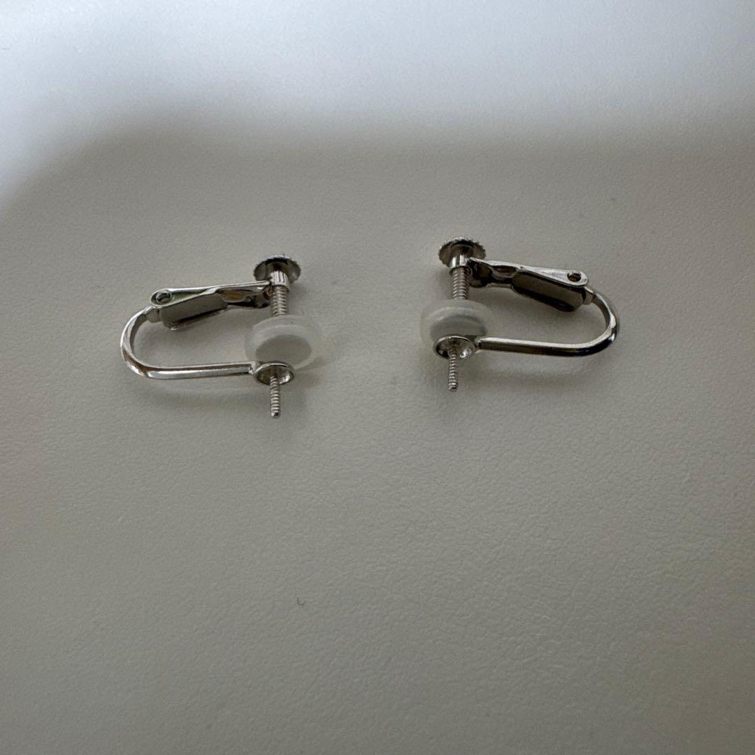 パール用新古品K１４WGイヤリング金具1セット