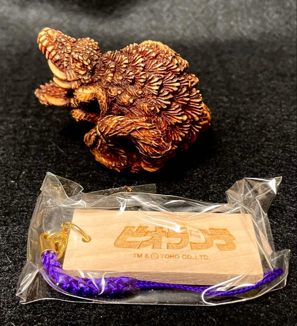 東宝怪獣根付　ビオランテ　木札　木箱付き　ゴジラ　未使用品